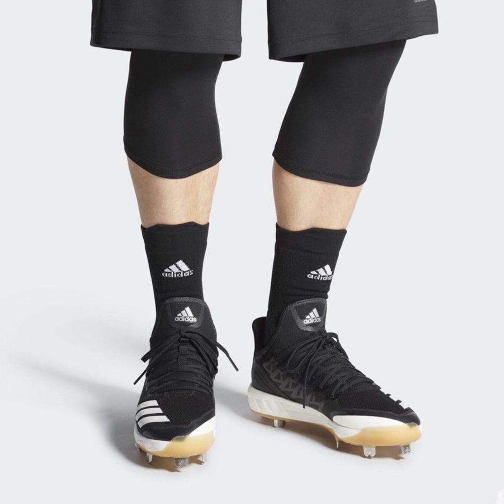 Adidas Boost Icon 4 Black Baseball Cleats